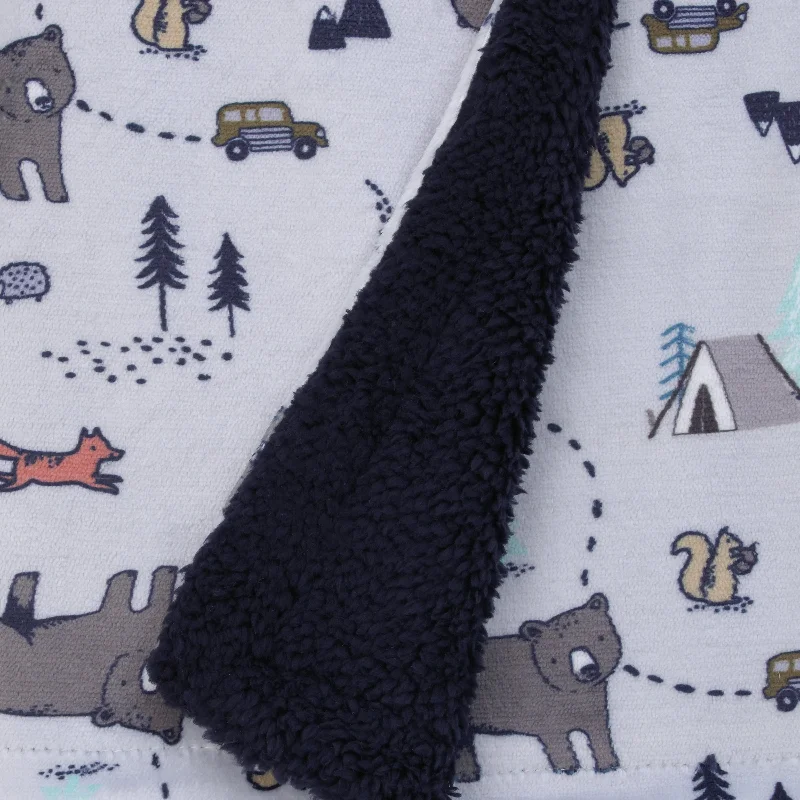 Carter's Woodland Friends Super Soft Baby Blanket