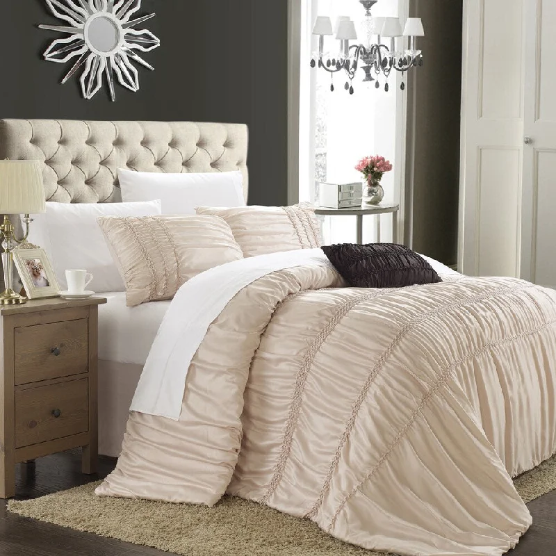 Chic Home Romano Taupe 5-piece Comforter Set