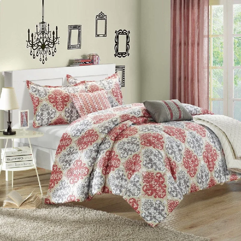 Chic Home Vegas Luxury Reversible 6-piece Comforter Set