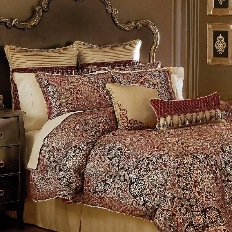 Croscill Roena Jacquard 4 Piece Comforter Set