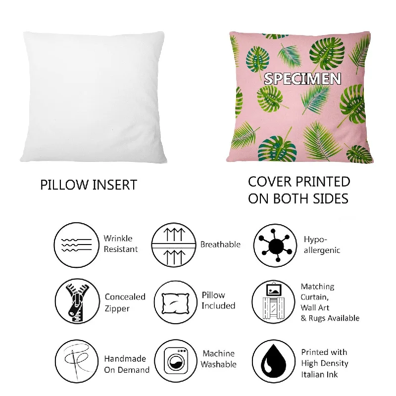 Designart "Classic Charm Polka Dots Pattern" Polka Dots Printed Throw Pillow