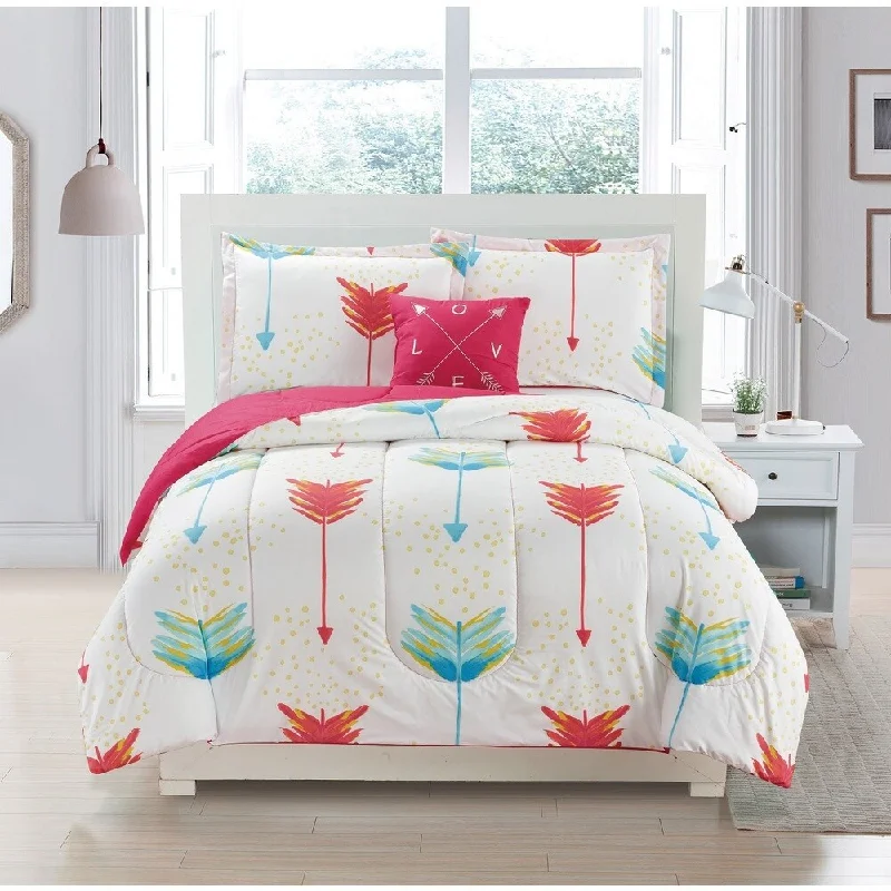 Firefly Patterned 4-piece Comforter Set - Multi