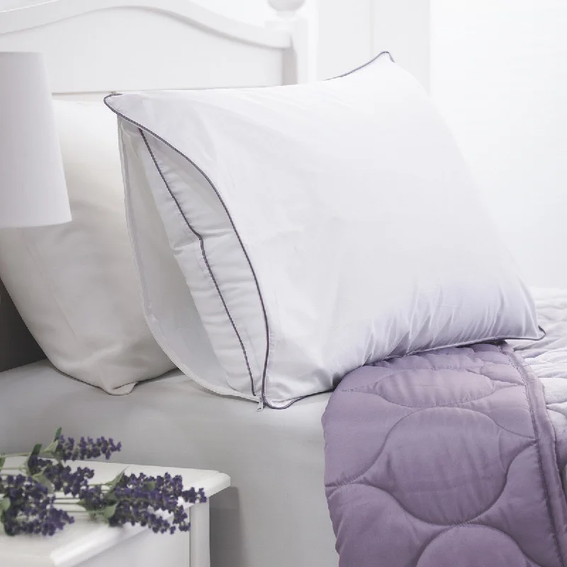 Lavender Scented Cotton Pillow Protector - Allie by Porch & Den