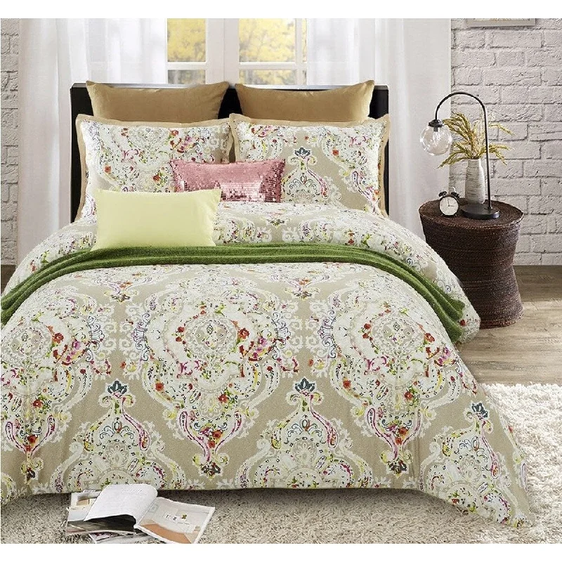 Lavish Night Rosemary 7-piece Cotton Duvet Set - Multi-color