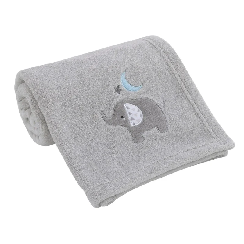 Little Love by NoJo Elephant Stroll Baby Blanket