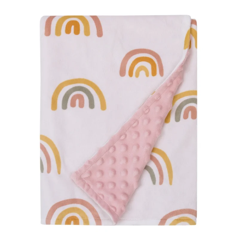 Little Love by NoJo Rainbow Super Soft Baby Blanket