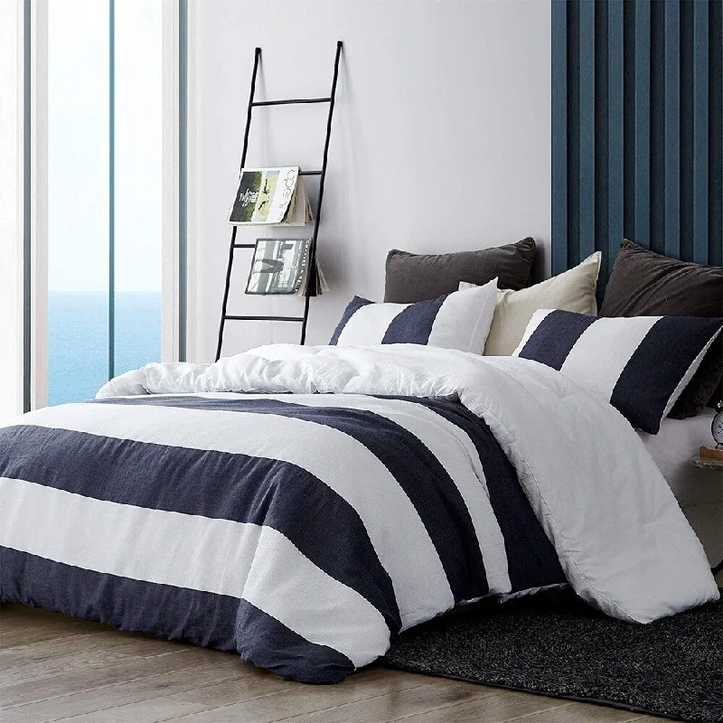 Navy Bold Duvet Cover