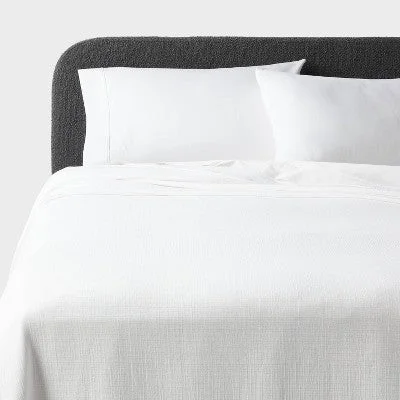 New - King Luxe Matelasse Coverlet White - Threshold