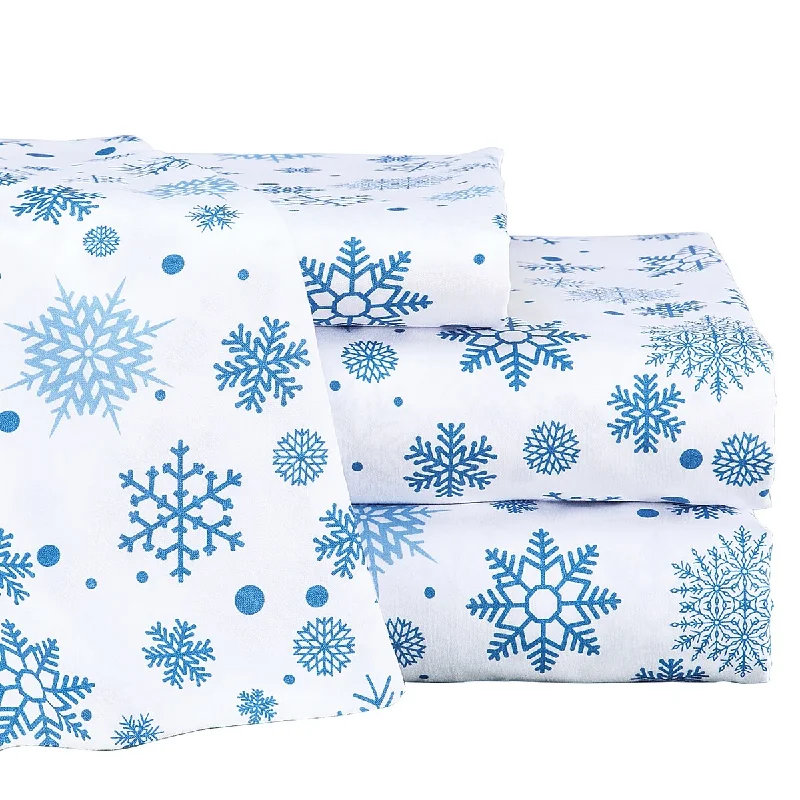 Pretty Snowflake Seasonal Sheet Set