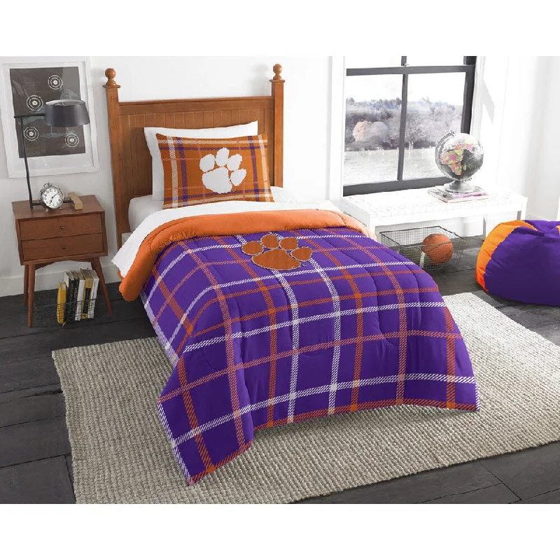 The Northwest Company COL 835 Clemson Twin Comforter Set