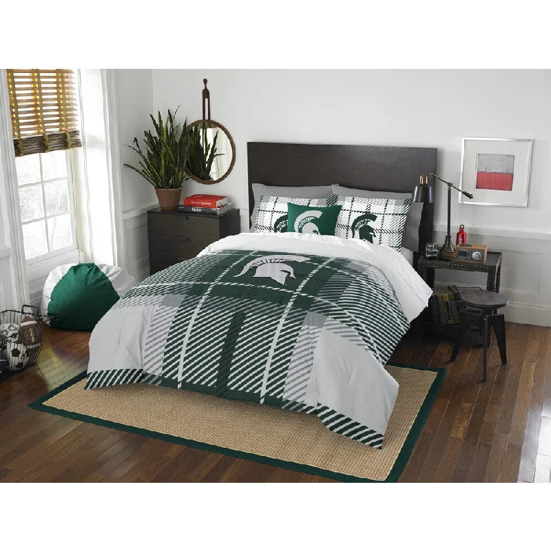 The Northwest Company COL 836 Michigan State Full Comforter Set