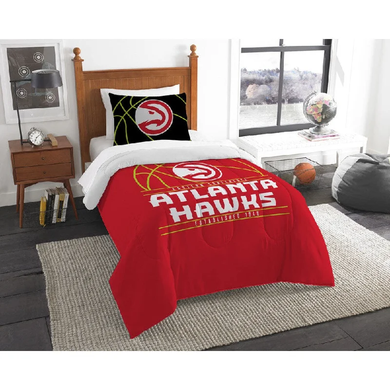 The Northwest Company NBA Atlanta Hawks Reverse Slam Twin 2-piece Comforter Set