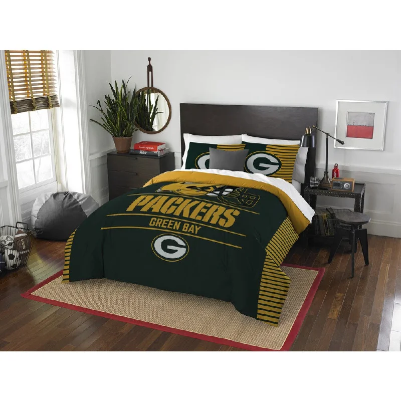 The Northwest Company NFL Green Bay Packers Draft Full/Queen 3-piece Comforter Set