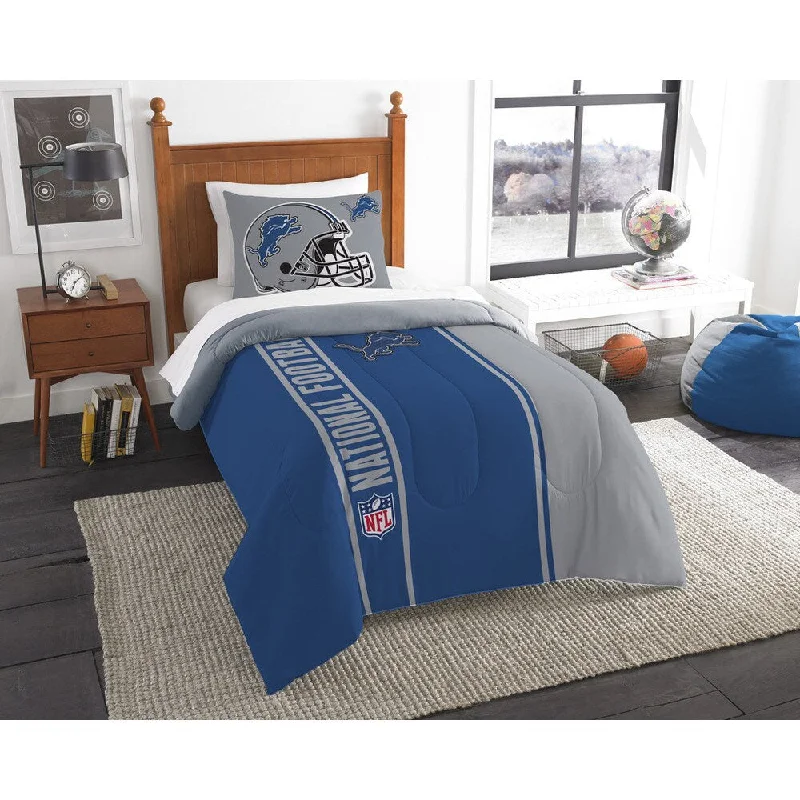 The Northwest Company Official NFL Detroit Lions Twin Applique 2-piece Comforter Set