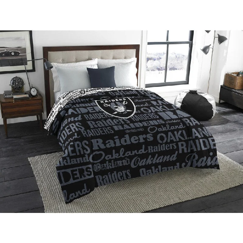 The Northwest Company Official NFL Oakland Raiders Anthem Full Comforter