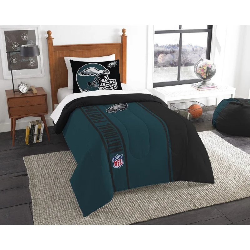 The Northwest Company Official NFL Philadelphia Eagles Twin Applique 2-piece Comforter Set