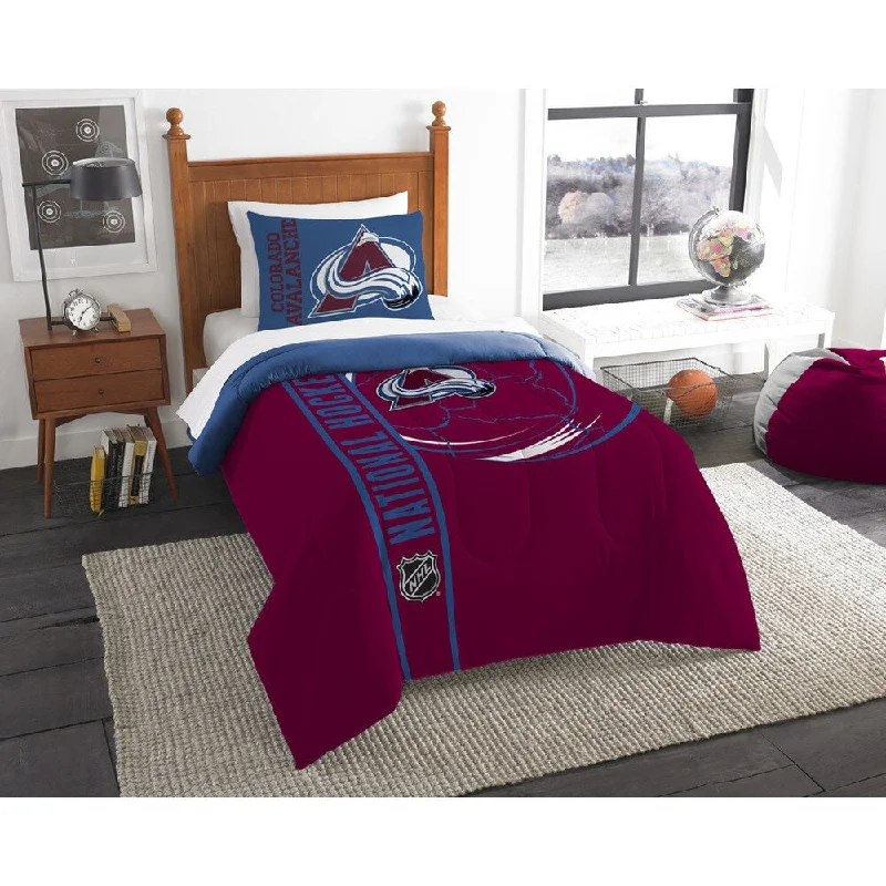 The Northwest Company Official NHL Colorado Avalanche Printed Twin 2-piece Comforter Set