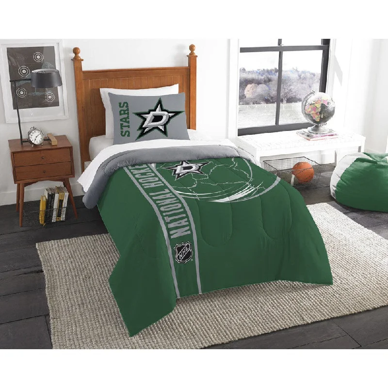 The Northwest Company Official NHL Dallas Stars Printed Twin 2-piece Comforter Set