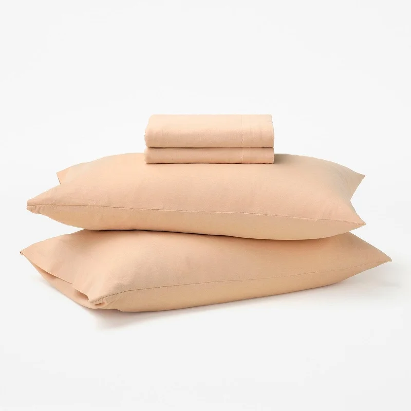 Tuft & Needle Melon Organic Jersey Sheet Set