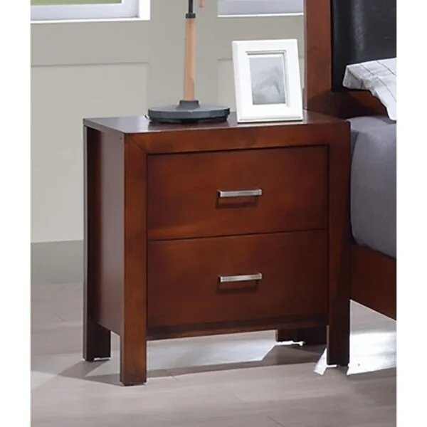 Best Quality Furniture Traditional Cherry 2-drawer Nightstand