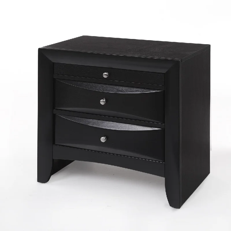 Ireland Nightstand in Black