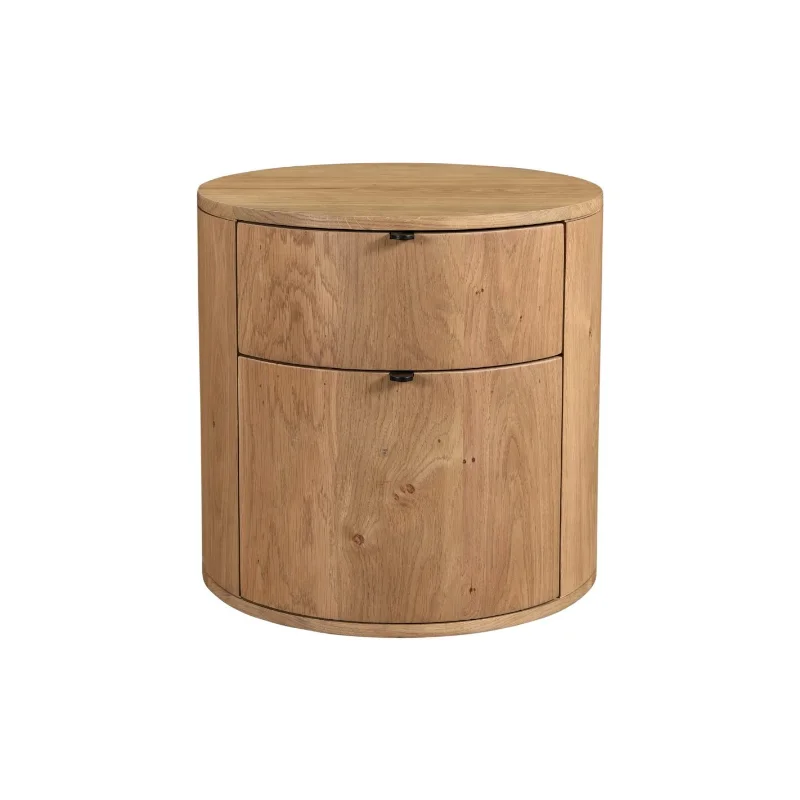 Niko Two Drawer Nightstand - Light Oak