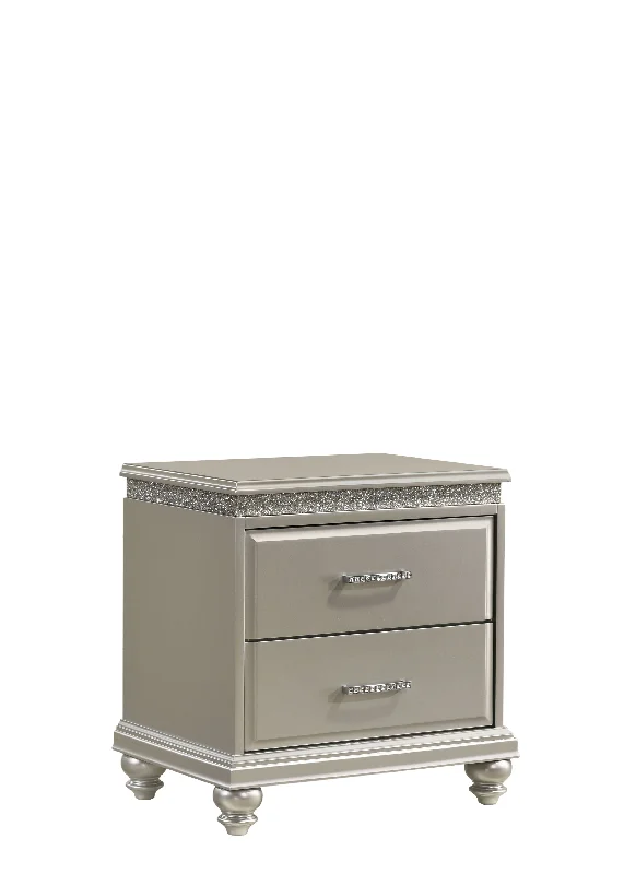 Valiant - Nightstand - Silver