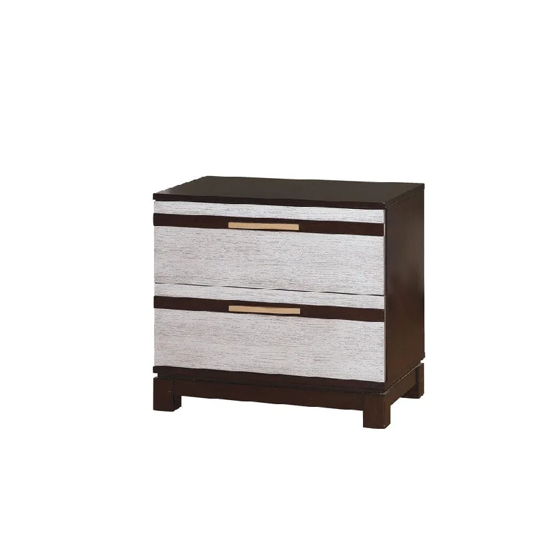 Williams Home Furnishing Euclid Contemporary NightStand in Dark Walnut